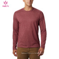 OEM Mens Gym Long Sleeve Sports Gym T Shirt Sweatshirt